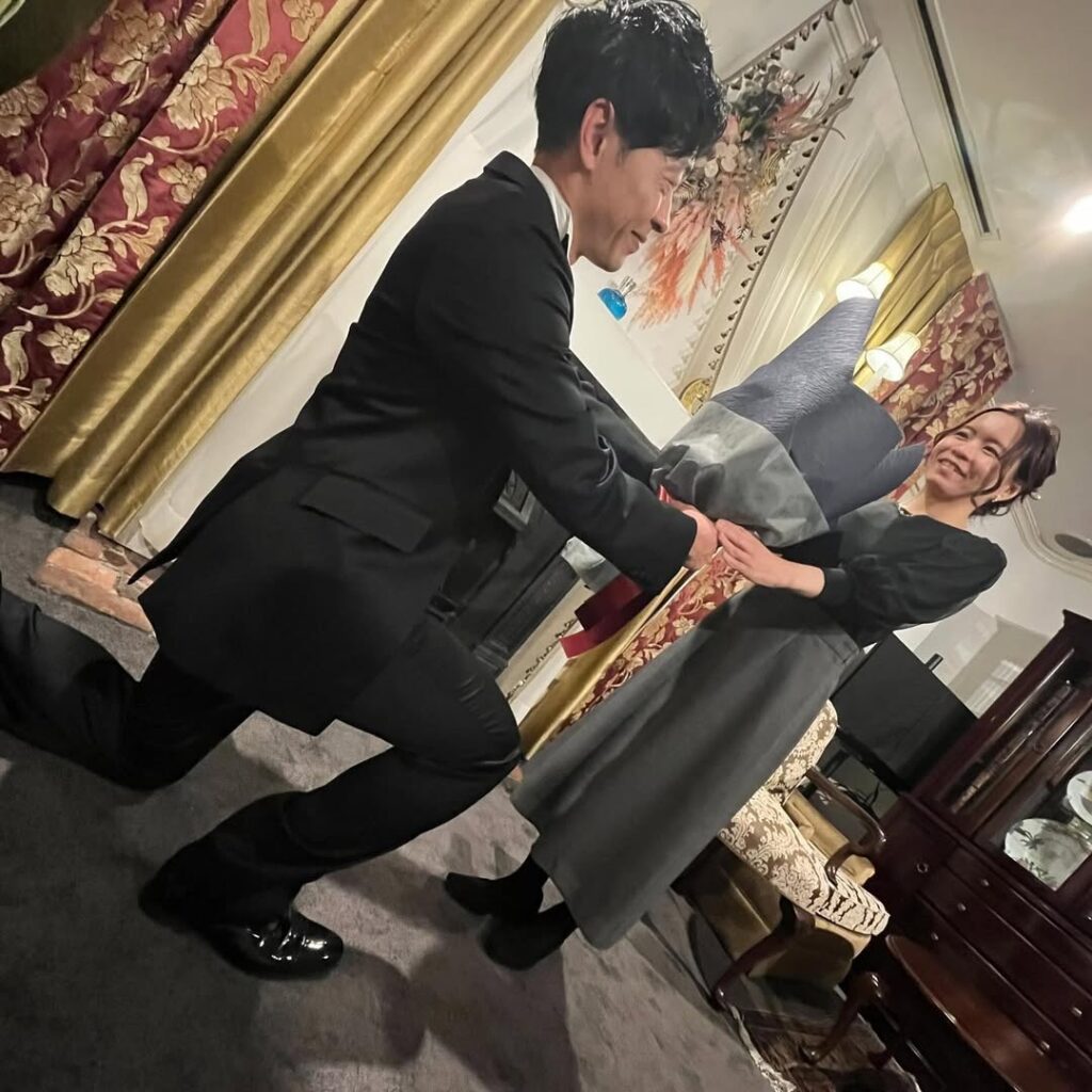 1,073組目のプロポーズが神戸北野ホテルで成功されました。