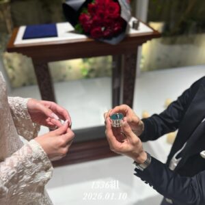 1336組目のプロポーズがシーズンズランドマーク神戸で成功しました。