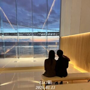 1367組目のプロポーズがセトレ舞子で成功しました。