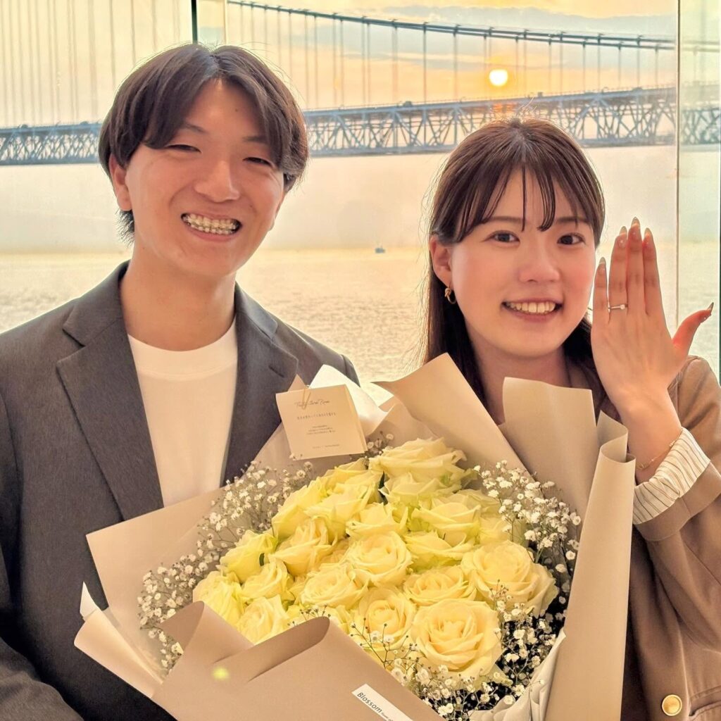 1379組目のプロポーズが セトレ舞子で成功しました。