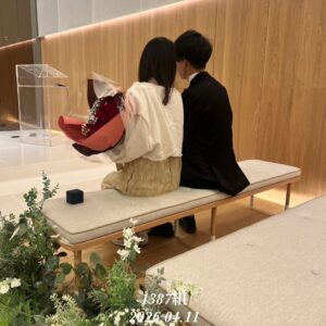 1387組目のプロポーズがセトレ舞子で成功しました。