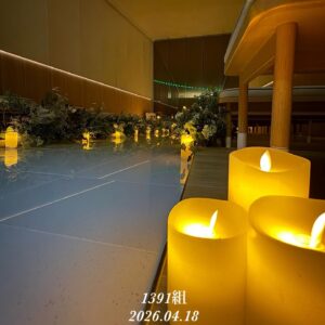 1391組目のプロポーズがセトレ舞子で成功しました。