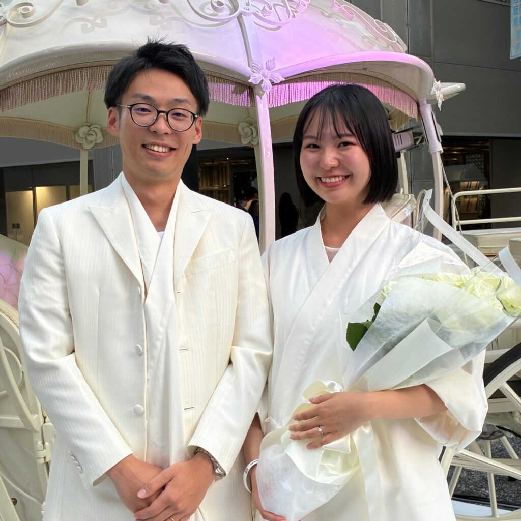1421組目のプロポーズがホワイトディナー（旧居留地）で成功しました。