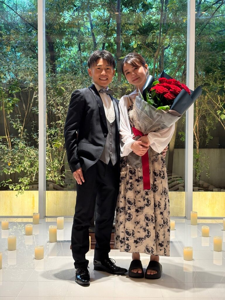 1460組目のプロポーズがザ シーズンズランドマーク神戸北野で成功されました