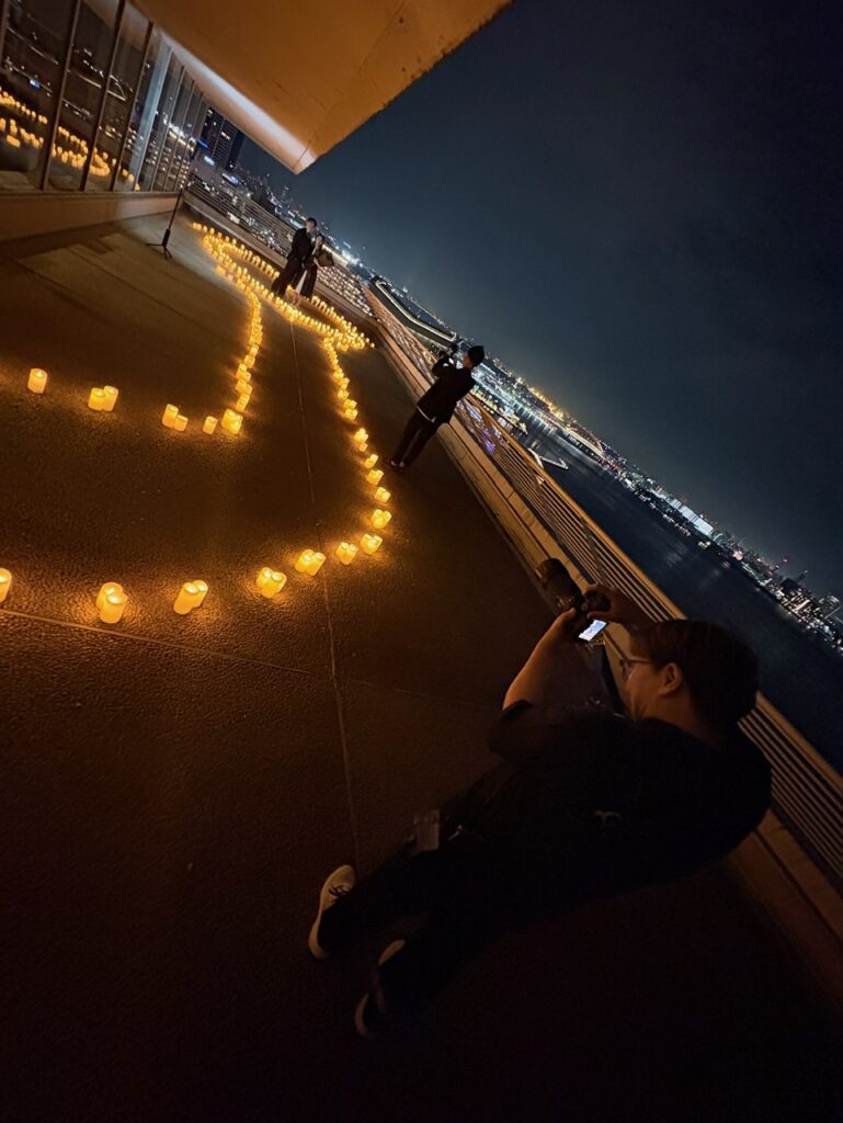 1467組目のプロポーズが神戸メリケンパークオリエンタルホテルで成功されました