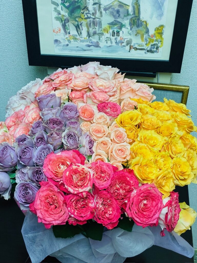 1476組目のプロポーズが花の館 パラディ北野で成功されました。