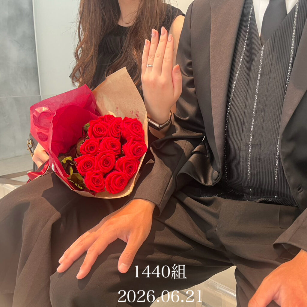 1440組目のプロポーズがホテルセトレ神戸・舞子で成功されました。