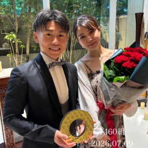 1460組目のプロポーズがザ シーズンズランドマーク神戸北野で成功されました