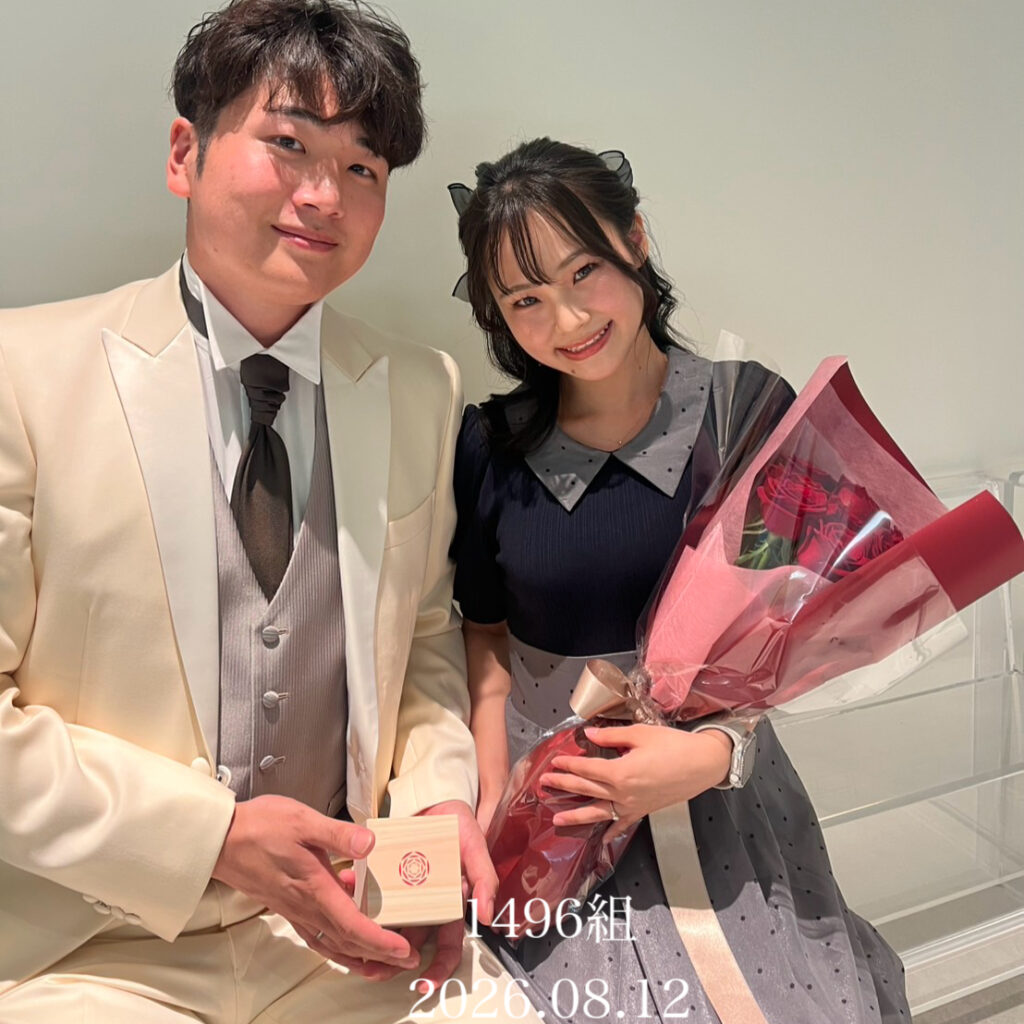 1496組目のプロポーズがホテルセトレ神戸・舞子で成功されました