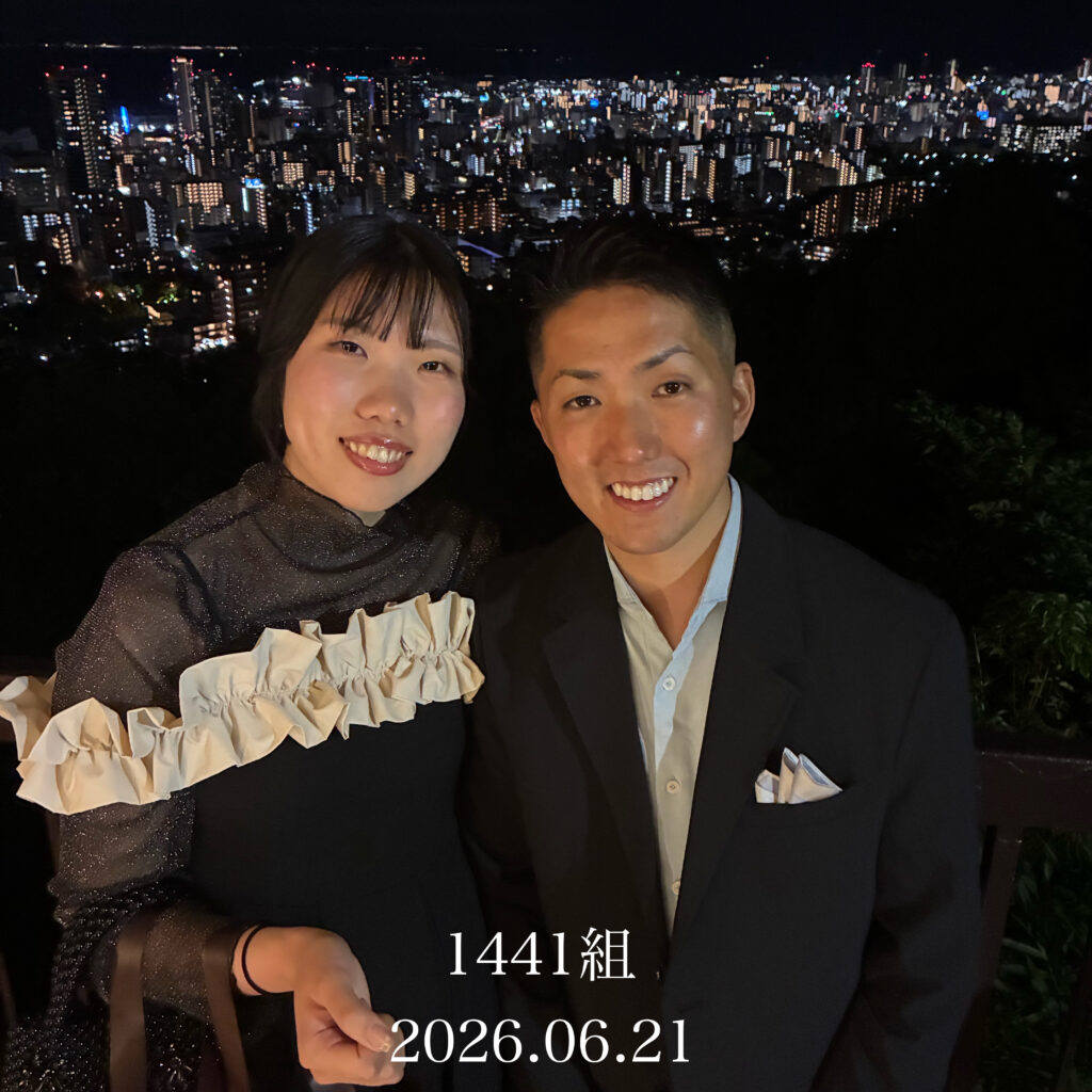1441組目のプロポーズが神戸北野テラスで成功されました。