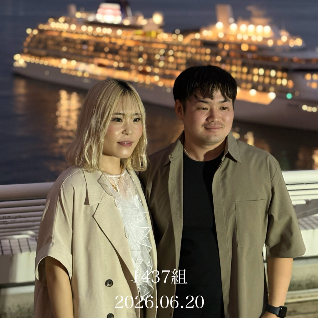 1437組目のプロポーズが神戸メリケンパークオリエンタルホテルで成功されました。