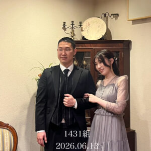 1431組目のプロポーズがパラディ北野で成功されました。